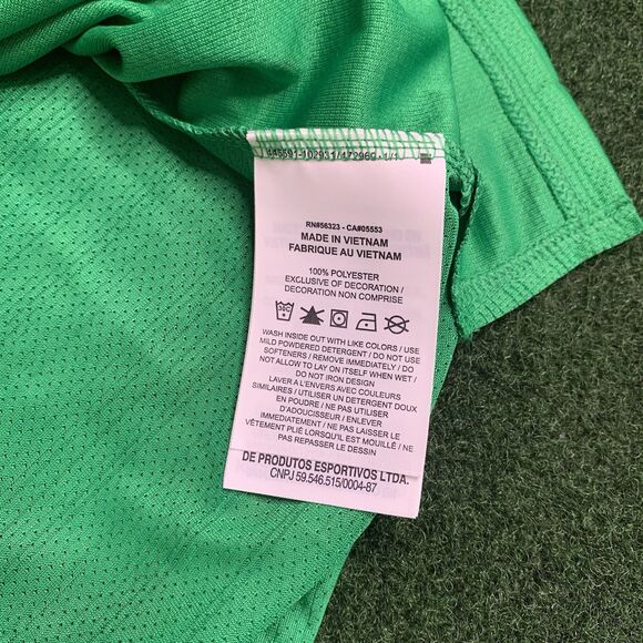 Sz M Nike Dri-Fit Kenya Team Issued Running T Shirt Green - Picture 5 of 8